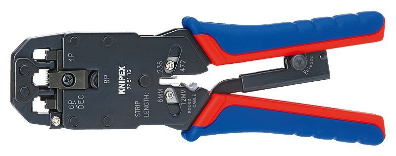 KNIPEX 9751112 TELEFON VE NETWORK BAĞLANTI PENSİ (200 MM)