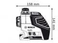 BOSCH GLL2-80P ÇAPRAZ ÇİZGİLİ NIVELMAN  (+BS150 TRIPOD)